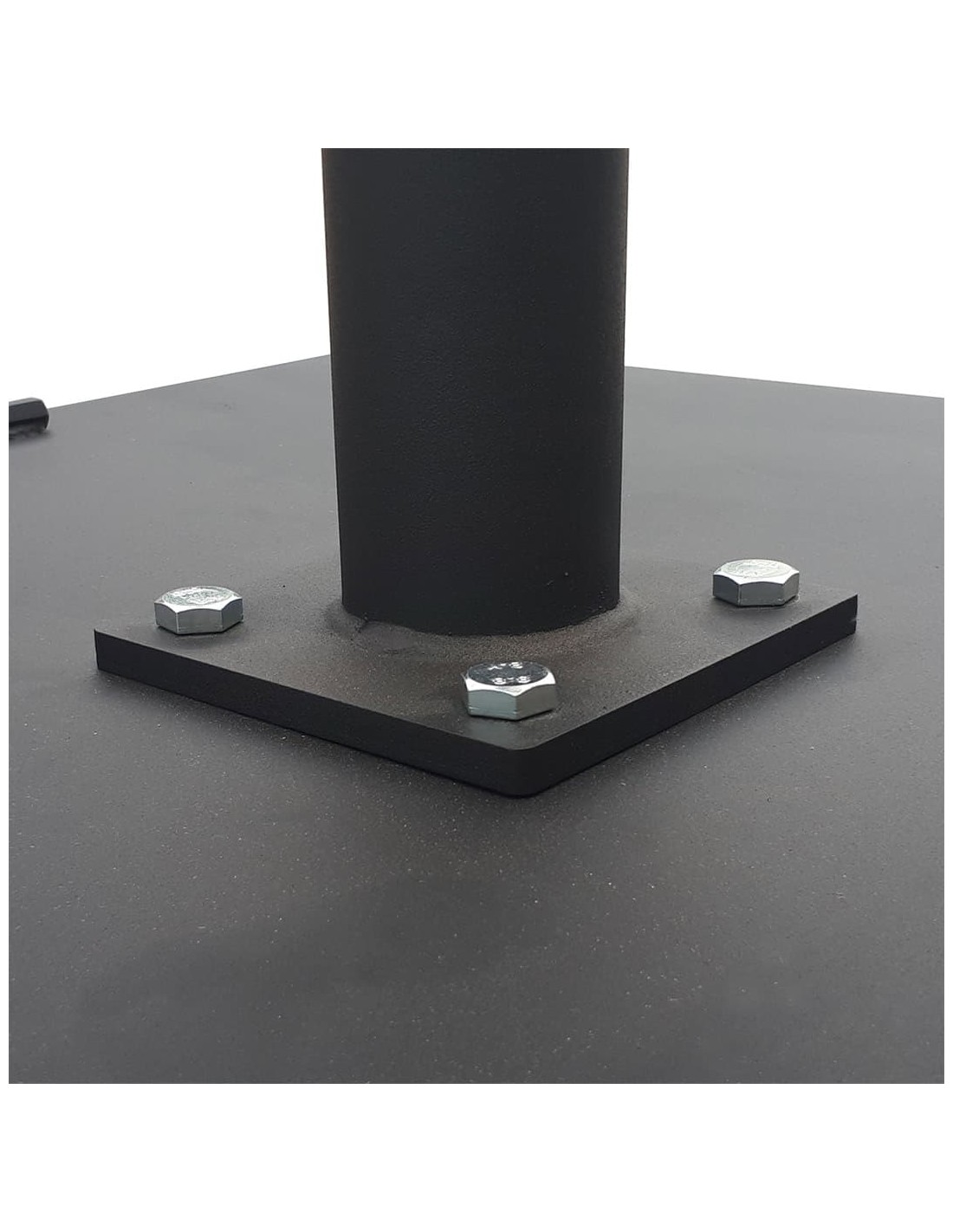 Supporto Angolare Per Ombrellone Da Patio In Acciaio Inossidabile - Base A Parete Per Aste Fino A 5,1 Cm, Kit Di Montaggio Incluso - 2