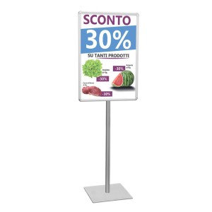Cornici a Scatto da Terra 50 x 70 cm BifaccialI in Alluminio - DANIELI
