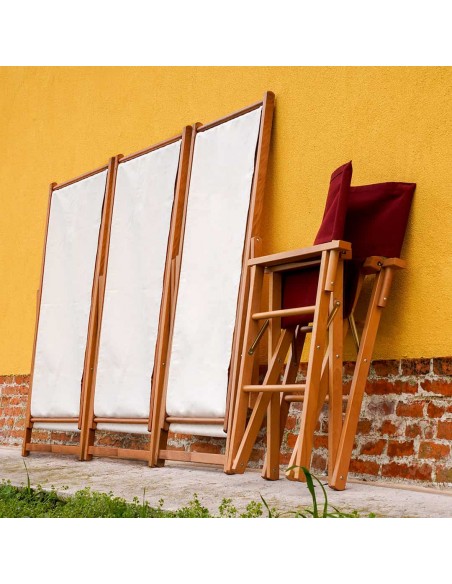 sedie da regista pieghevoli in legno
