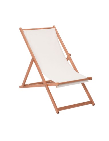 sedia sdraio legno