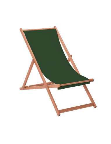 sedia sdraio legno