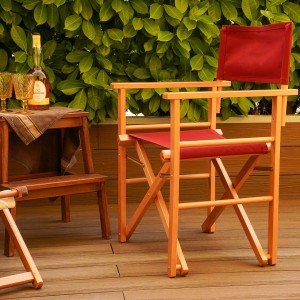 sedia regista giardino in legno - DANIELI