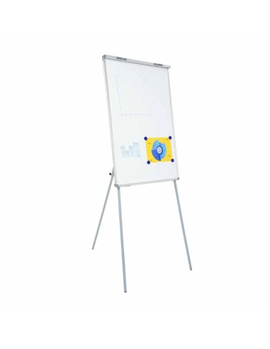 Lavagna magnetica cancellabile con cavalletto - 100 x 60,5 cm