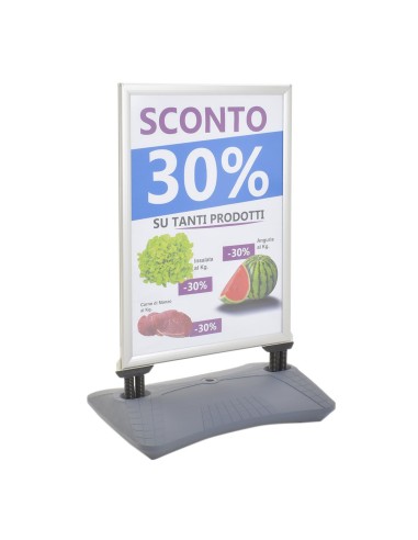 Cavalletto pubblicitario 70x100 con zavorra