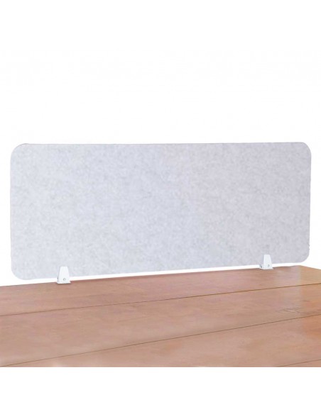 Pannello fonoassorbente per scrivania ufficio colore grigio