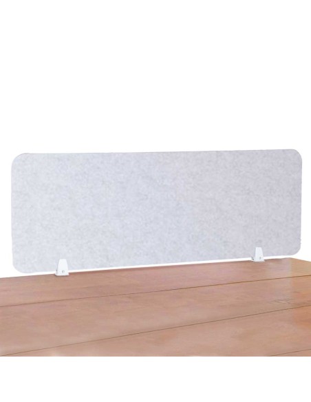 Pannello Fonoassorbente decorativo da scrivania colore grigio