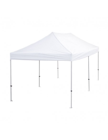 gazebo pieghevole con telo bianco