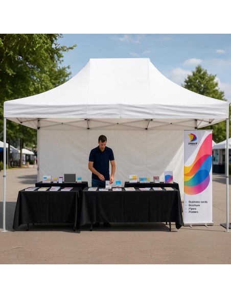 gazebo pieghevole per fiere