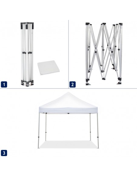gazebo trasportabile con telo