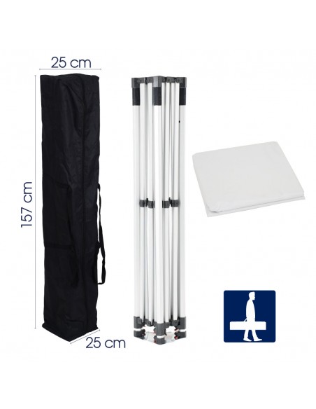 gazebo 3x3 portatile