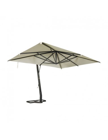 Ombrellone Da Giardino Quadrato Pensile Mobile 250 X 250 Cm Girevole Bordeaux 30771497