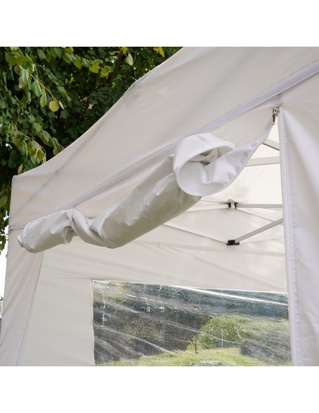 Gazebo 3x3 con pareti laterali
