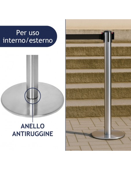 Colonnina segnapercorso per interno ed esterno