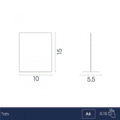 Espositori da Tavolo in Plexiglass Portamenu - DANIELI