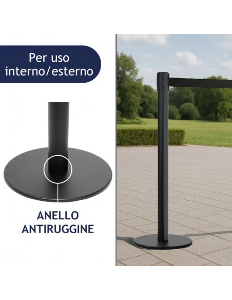 colonnina segnapercorso da esterno