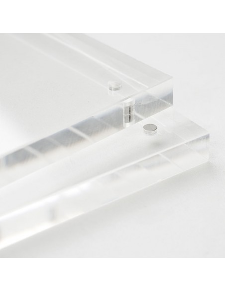 porta prezzi per vetrine con chiusura magnetica