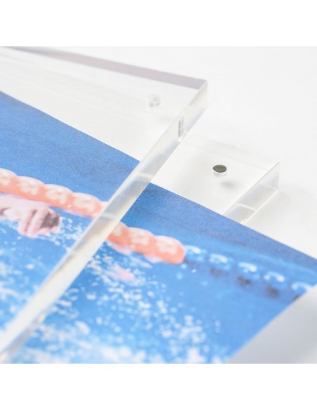 porta prezzi in plexiglass con inserimento foglio