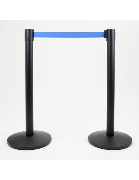 colonnina con nastro da 3 metri  blu