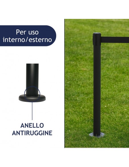 colonnina segnapercorso da esterno