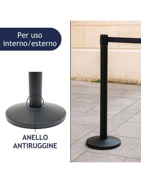 colonnina segnapercorso da esterno