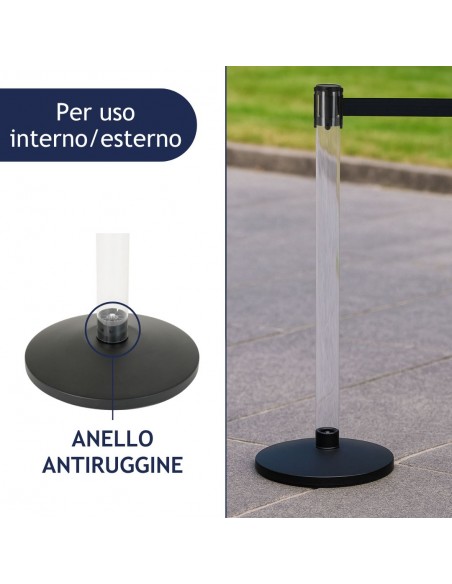 colonnina segnapercorso da esterno