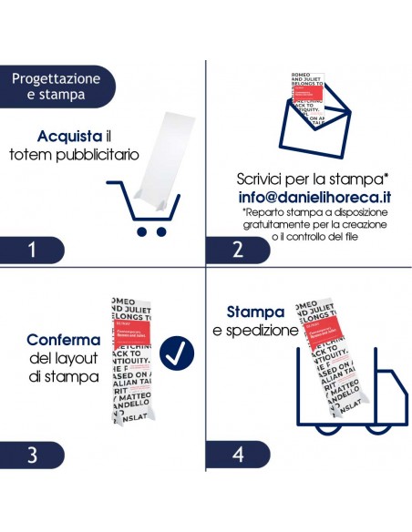 stampa on line totem pubblicitario per interi