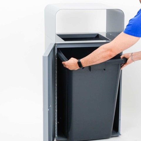 bidone portarifiuti estraibile - DANIELI