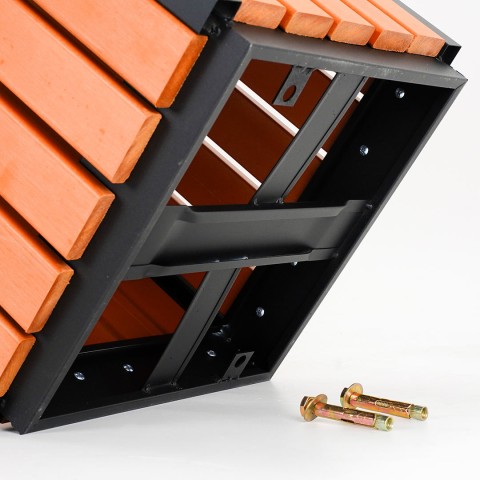 porta rifiuti con base ancorabile - DANIELI