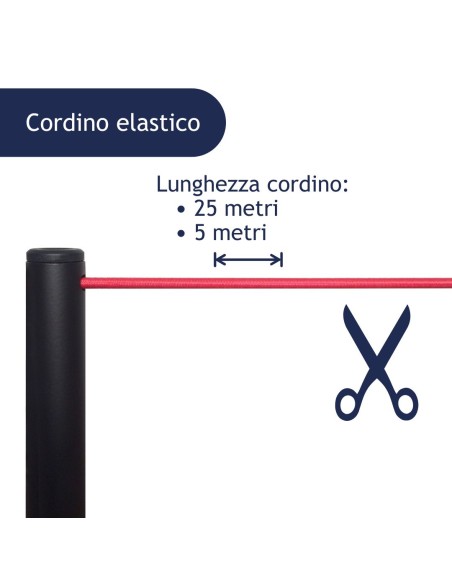 Dimensioni cordino elastico