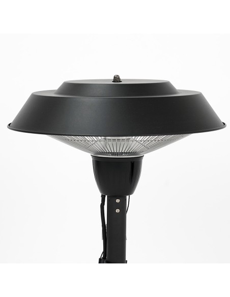 lampada ad infrarossi in metallo nera