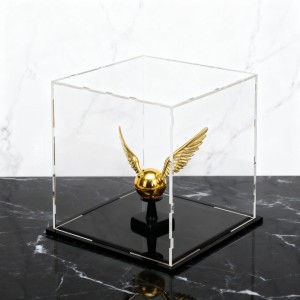 Teca in plexiglass con boccino d'oro - DANIELI