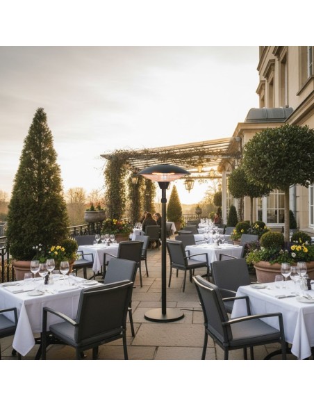 Stufa a infrarossi per esterno ristorante