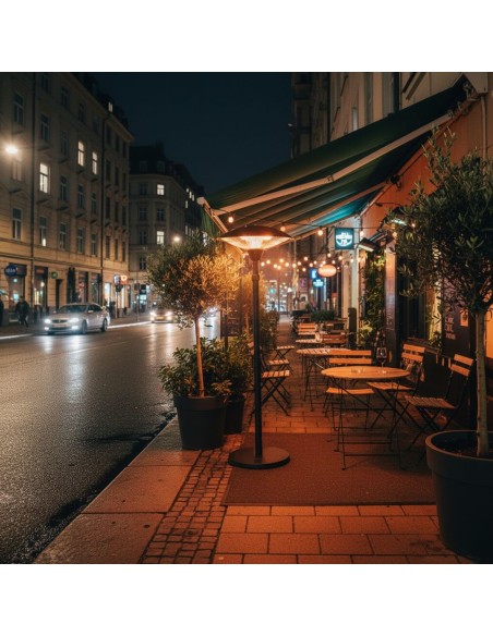 Stufa a infrarossi per esterno bar