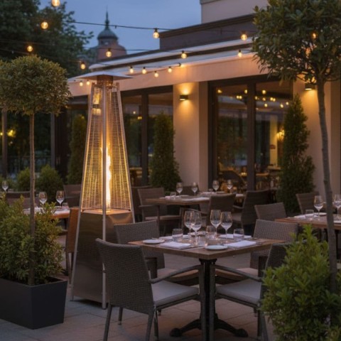 Fungo riscaldante a gas per esterno ristorante - DANIELI