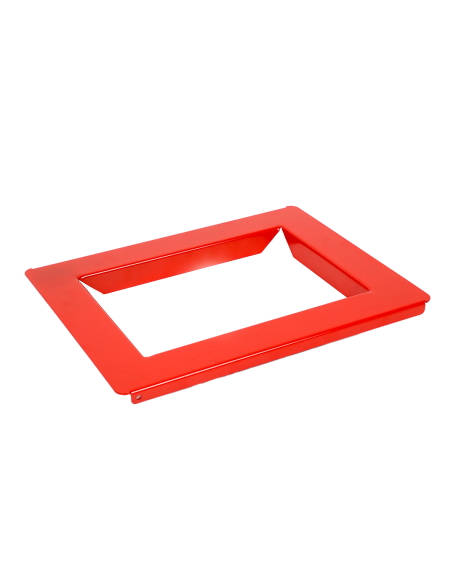 coperchio rosso per cestino modulare