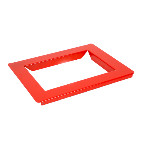 coperchio rosso per cestino modulare - DANIELI
