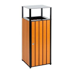 Cestino per Rifiuti Arredo Urbano 53 litri con Copertura - DANIELI
