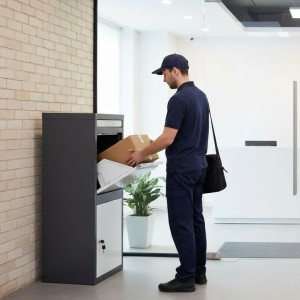 consegna pacco corriere nella cassetta postale - DANIELI