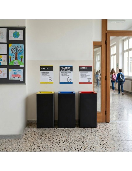 Contenitori per Differenziata per Interni o Esterni