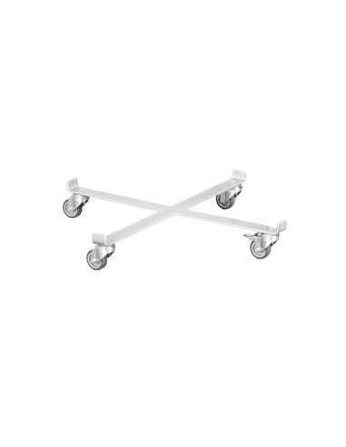 base carrello con ruote