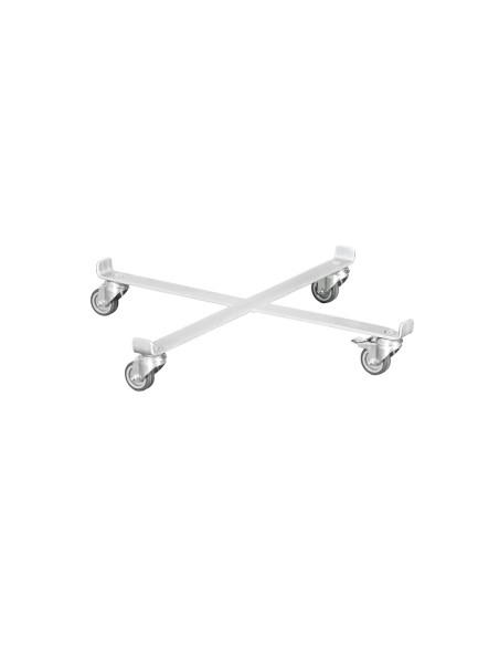 base carrello con ruote