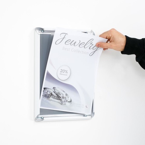 Cornice a Scatto in Alluminio con Angolo Vivo - DANIELI