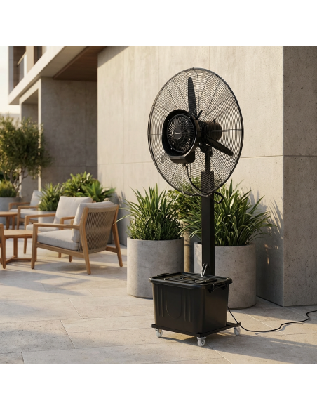 ventilatore nebulizzante da terra