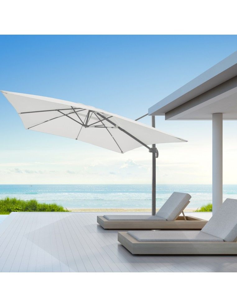 ombrellone per piscine in alluminio resistente