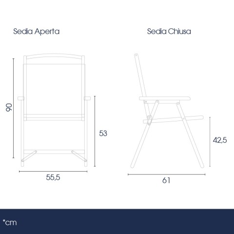 Sedia in Legno Pieghevole per Esterno - Danieli Ho.Re.Ca. - DANIELI