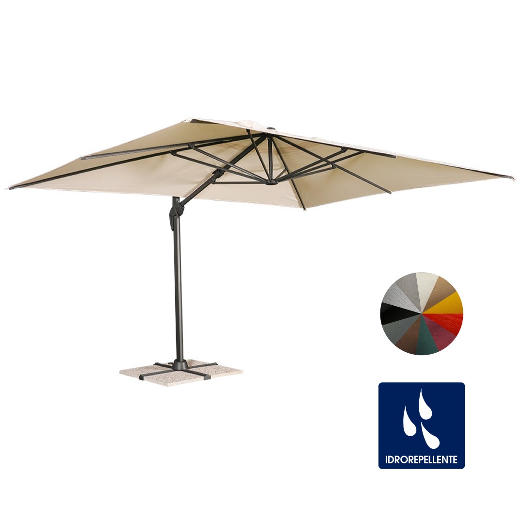 Ombrellone Professionale 3x4 con braccio laterale - DANIELI