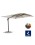 Ombrellone Professionale 3x3 Orientabile con braccio in alluminio - DANIELI