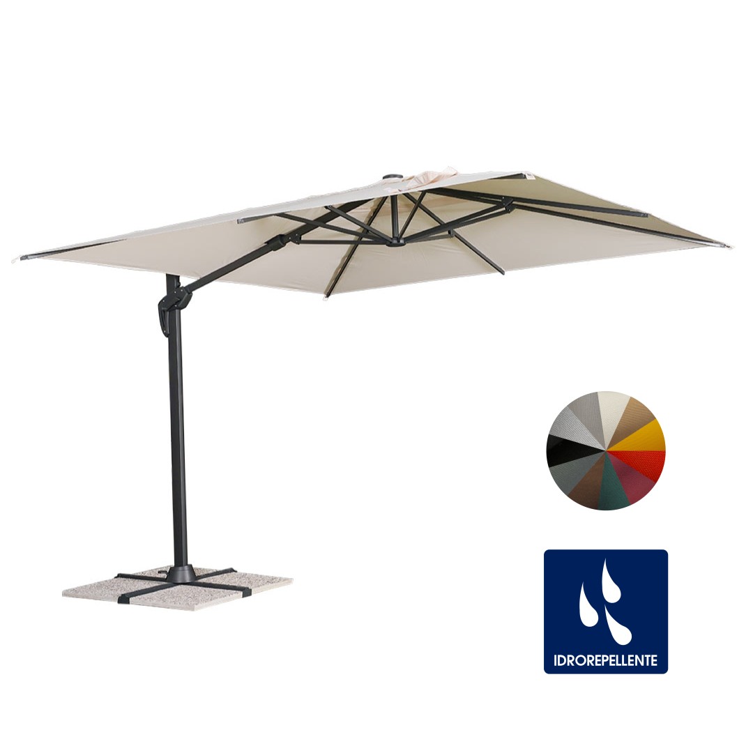 Ombrellone Professionale 3x3 con braccio in alluminio - DANIELI