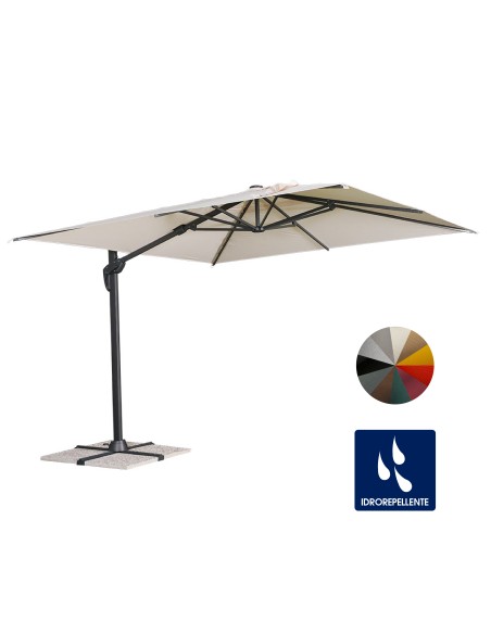 Ombrellone Professionale 3x3 con braccio in alluminio