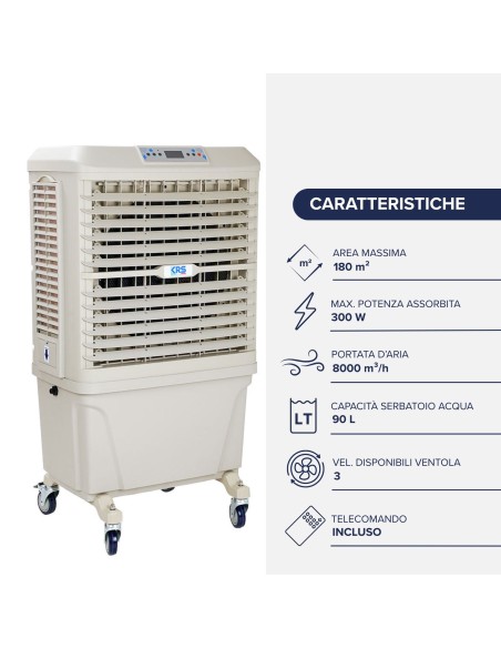 Raffrescatore Evaporativo Portatile Industriale - Danieli
